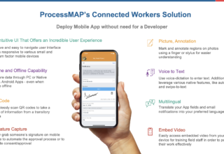 ProcessMAP Connected Worker Apps Accelerate Digital Transformation