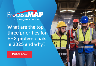 What are the top three priorities for EHS professionals in 2023 and why?